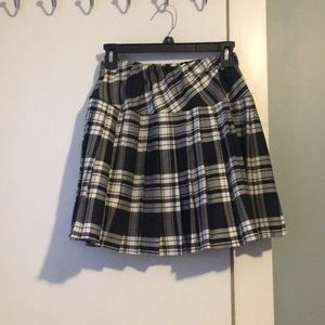 Punk plaid skirt